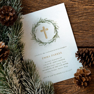Invitation Verdure hivernale rustique   Confirmation de la co