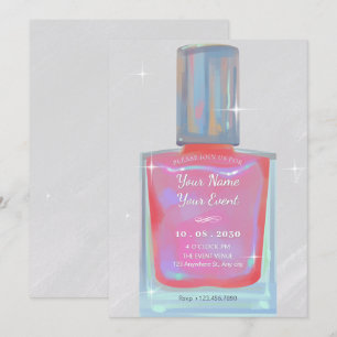 Invitation vernis rose glamor