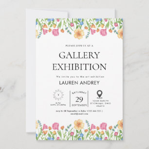Invitation Vernissage de galerie d'art