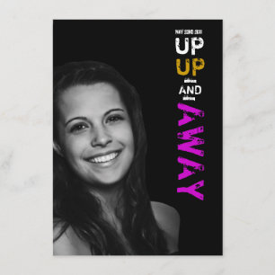 Invitation Vers le haut de l'invitation haute et partie