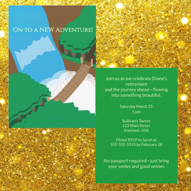 Invitation Vers une nouvelle aventure (Créateur téléchargé)