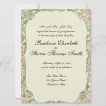 Vert doux Vintage William Morris Honeysuckie