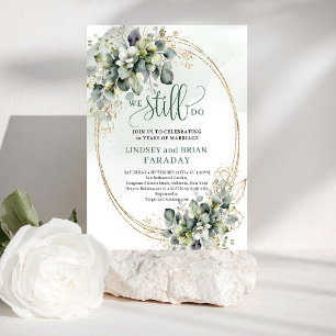 Invitation Vert poussiéreux, végétation aquarelle, Nous nous 
