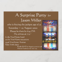 Veste de machine à sous 21e anniversaire