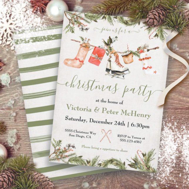 Invitation Vêtements de Noël (Créateur téléchargé)