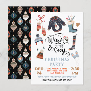 Invitation Vêtements de Noël chauds et confortables
