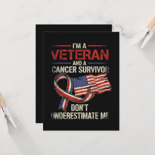 Invitation Vétéran survivant du cancer Ne me sous-estimez pas
