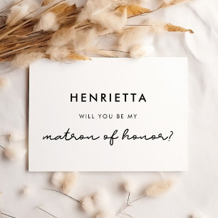 Invitation Veux-tu être ma demoiselle d'honneur ?