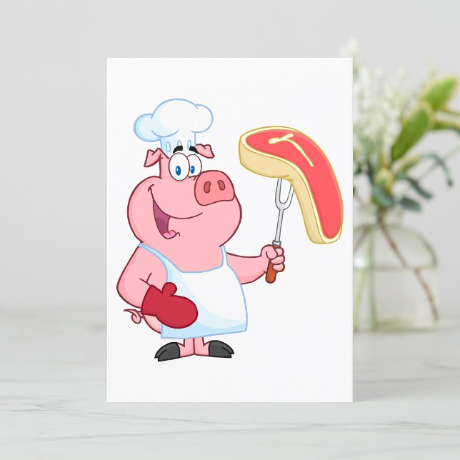 Invitation Viande de Cuisine de porc (Créateur téléchargé)