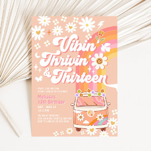 Invitation Vibin' Thrivin' Et treize Super 13e Anniversaire