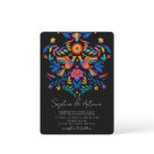 Vibrant Oiseaux mexicains Otomi Floral Fiesta Mari