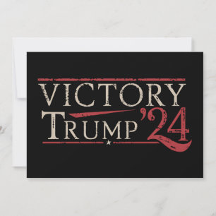 Invitation Victoire Trump 24 Président républicain 47 USA
