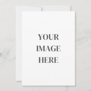 Invitation vide 5x7
