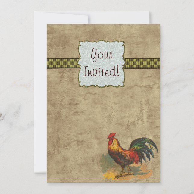 Invitation Vie agricole (Devant)