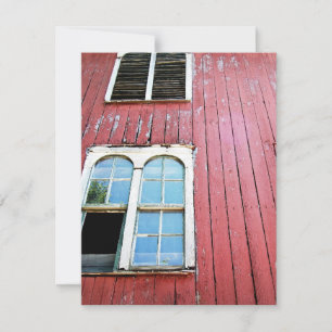 Invitation Vieille Barne Rouge