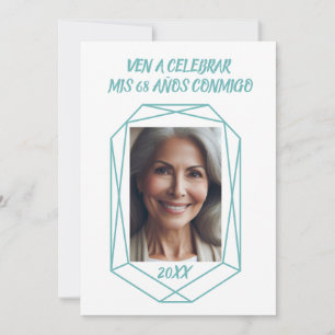 Invitation Viens Célébrer mes 68 Ans Fête d'Anniversaire