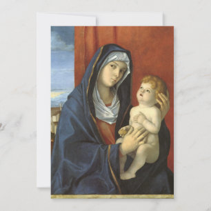 Invitation Vierge et enfant par Giovanni Bellini, Baby shower