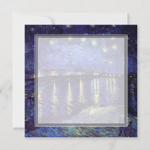 invitation vierge, van Gogh nuit étoilée
