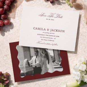 Invitation Vieux Argent Mariage en Bourgogne Photo d'Annonce 