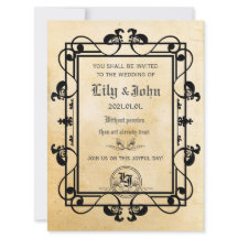 Vieux papier médiéval personnalisable