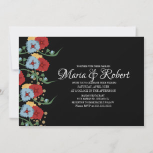 Invitation Vigne fausse verdure mexicaine somptueuse