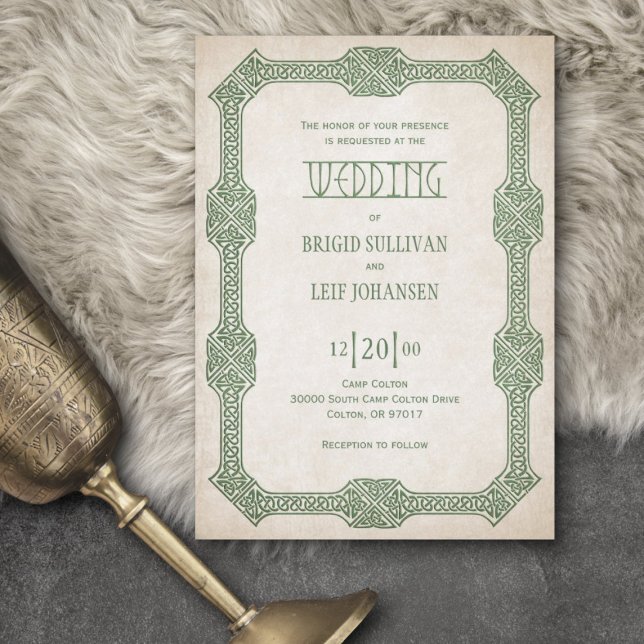 Invitation Viking Celtic Gamer Mariage (Créateur téléchargé)