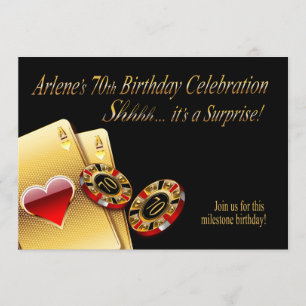 Invitation Vikki Casino Style Party DEMANDEZ LES NOMS SUR LES