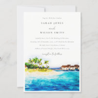 Villa Tropical Overwater Seascape Beach Mariage