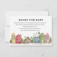 Village d'hiver Baby shower enneigé Books Demande