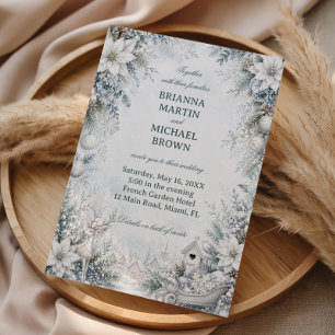 Invitation Village d'hiver Enchanteur Parmi