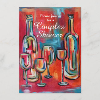 Invitation Vin Couples Wedding shower