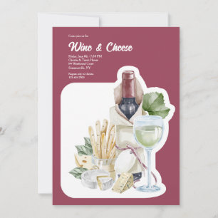 Invitation Vin et fromage