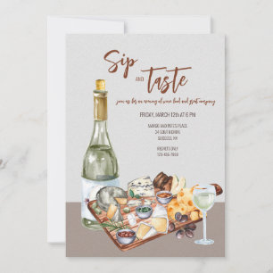 Invitation Vin et fromage