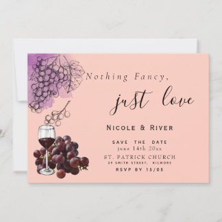 Invitation vin & raisins