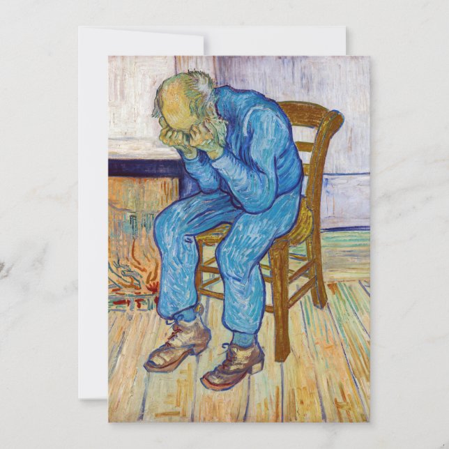 Invitation Vincent van Gogh - À la porte de l'éternité (Devant)