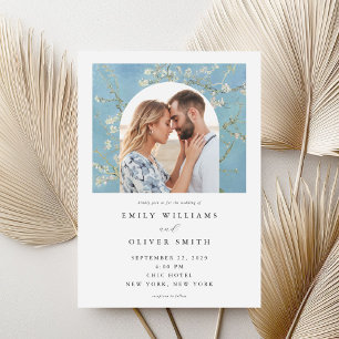 Invitation Vincent Van Gogh Almond Blossom Mariage photo