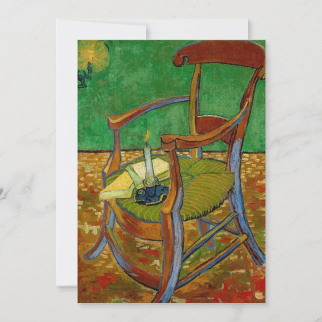 Invitation Vincent van Gogh - Fauteuil de Paul Gauguin (Devant)