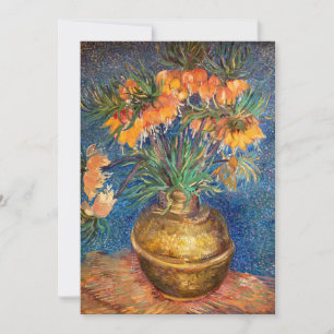 Invitation Vincent van Gogh - Fritillaires, couronne impérial