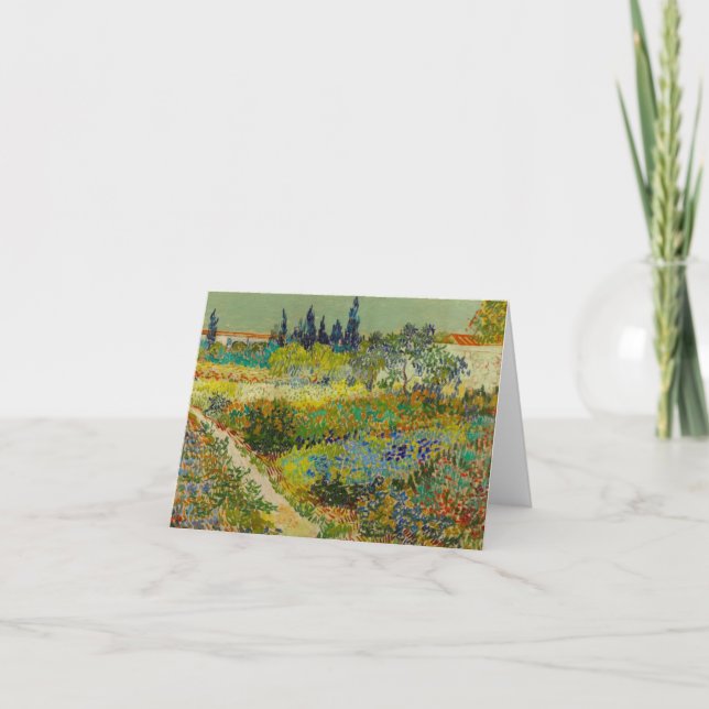 Invitation Vincent Van Gogh Garden (Devant)