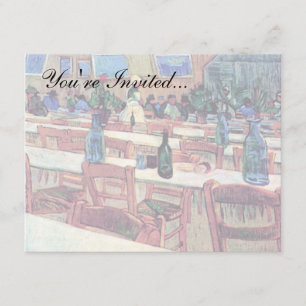 Invitation Vincent Van Gogh - Intérieur d'un restaurant