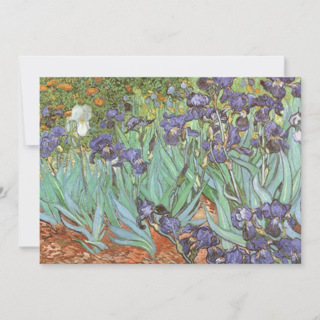 Invitation Vincent van Gogh - Irises (Devant)