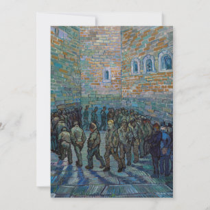Invitation Vincent van Gogh - La cour de la prison