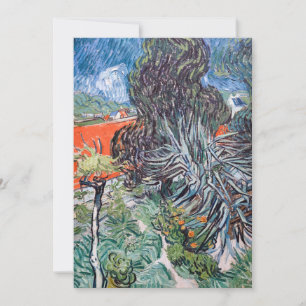 Invitation Vincent van Gogh - Le jardin du docteur Gachet