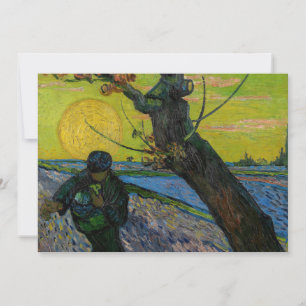 Invitation Vincent van Gogh - Le Semeur