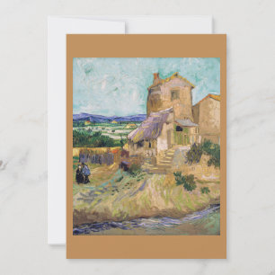 Invitation Vincent van Gogh - Le Vieux Moulin