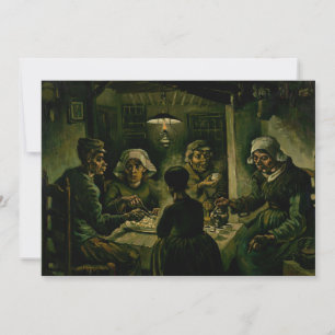 Invitation Vincent van Gogh - Les Mangeurs de Pommes de Terre