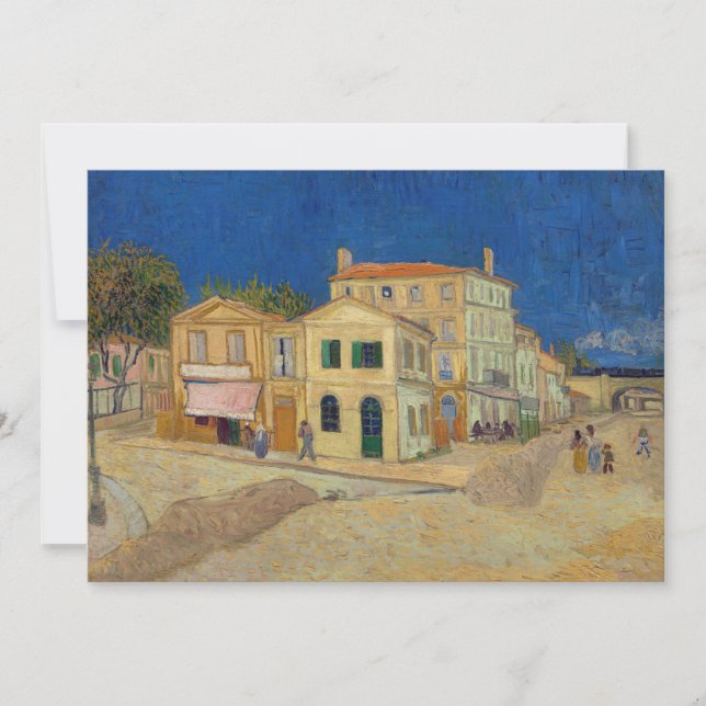 Invitation Vincent van Gogh - Maison Jaune / Rue (Devant)