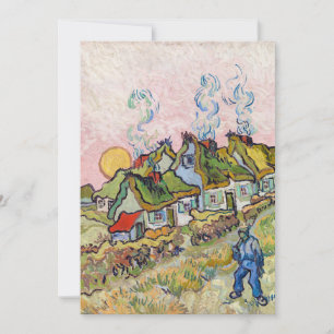 Invitation Vincent van Gogh - Maisons et personnage