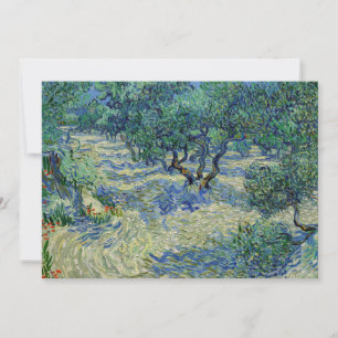 Invitation Vincent van Gogh - Olive Orchard