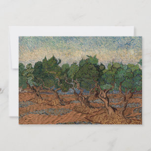 Invitation Vincent van Gogh - Oliveraie